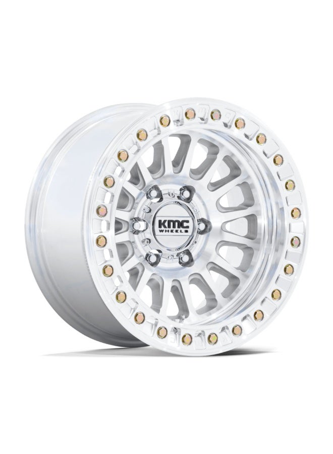 كي ام سي KM239 (بيدلوك) إمباكت 17×9 6×139.7 ET-38 CB108 مشطوف / ماكينة - Image 1